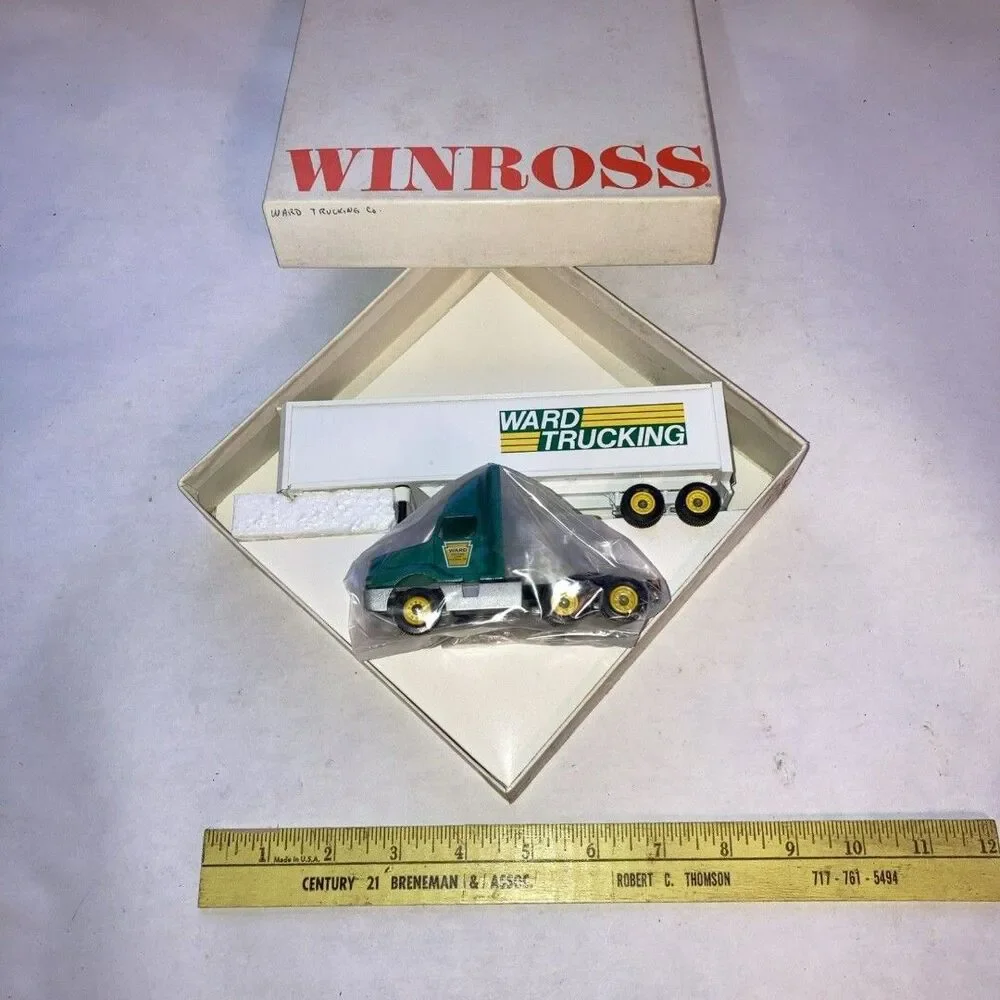 Vintage Winross Ward Trucking Tractor Trailer 1/64